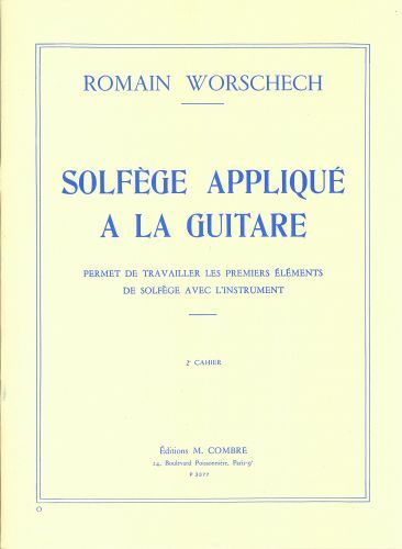 couverture Solfge appliqu  la guitare Vol.2 Combre