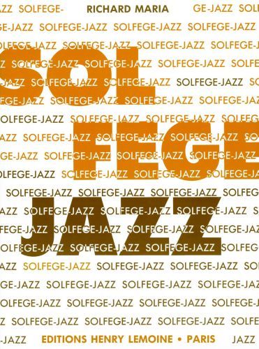 couverture Solfge jazz Editions Henry Lemoine