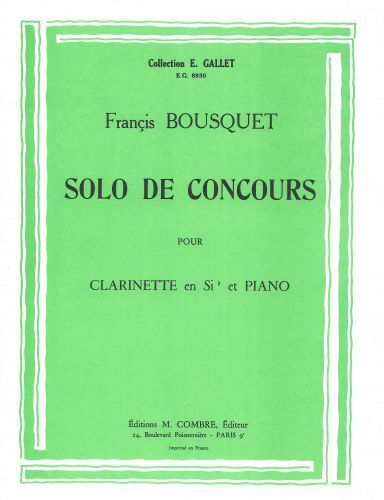 couverture Solo de concours Combre