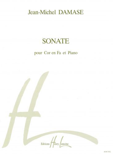 couverture Sonate Editions Henry Lemoine