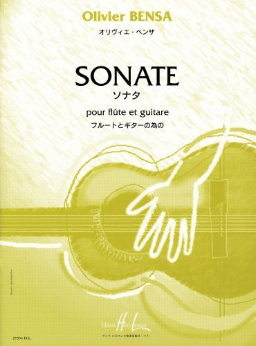 couverture Sonate Editions Henry Lemoine