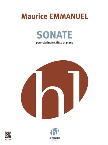 couverture Sonate Editions Henry Lemoine