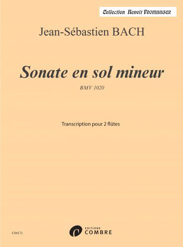 couverture Sonate en Sol min. BWV1020 Combre