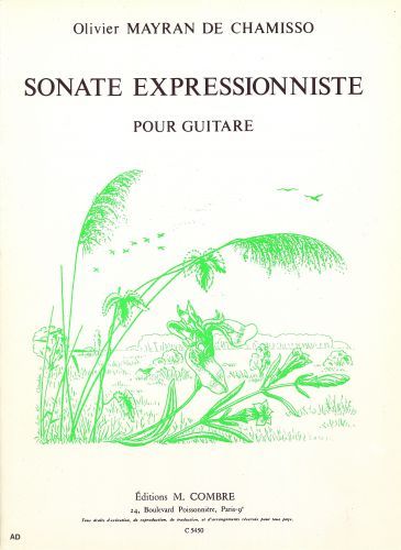 couverture Sonate expressionniste Combre