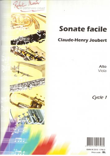 couverture Sonate Facile Editions Robert Martin