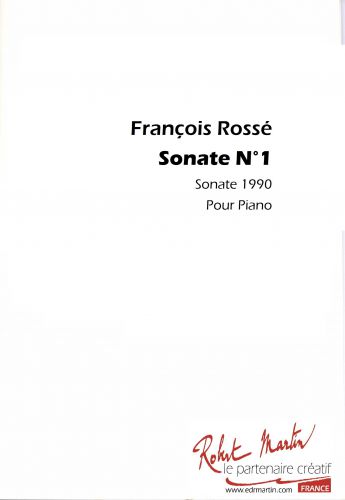 couverture SONATE N1 Editions Robert Martin