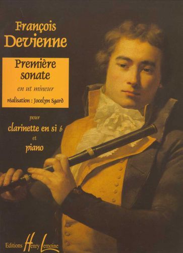 couverture Sonate n1 en Ut min. Editions Henry Lemoine