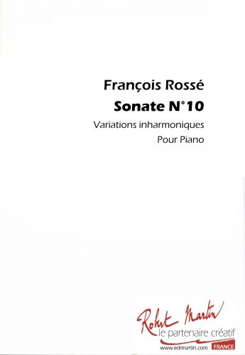couverture SONATE N10 Editions Robert Martin