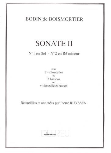 couverture Sonate n2 en R min. Delrieu