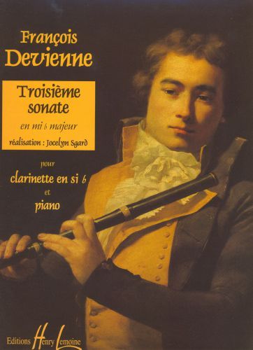 couverture Sonate n3 en Mib maj. Editions Henry Lemoine