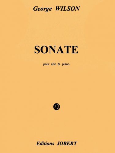 couverture Sonate pour alto et piano Jobert