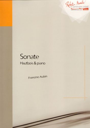 couverture Sonate Pour Hautbois et Piano Editions Robert Martin