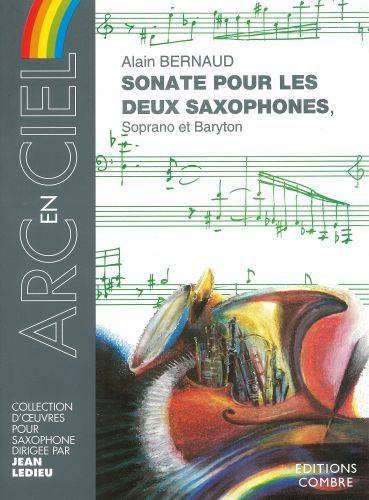 couverture Sonate pour les 2 saxophones Combre