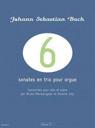 couverture Sonates en trio pour orgue (6) Delrieu