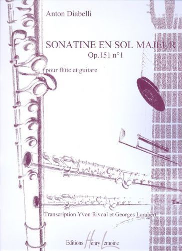 couverture Sonatine Op.151 n1 Editions Henry Lemoine