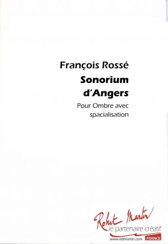 couverture SONORIUM D ANGERS Editions Robert Martin
