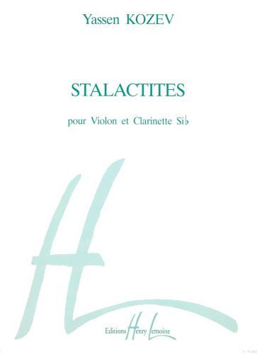 couverture Stalactites Editions Henry Lemoine