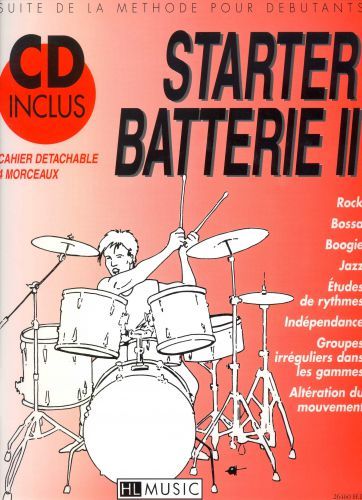 couverture Starter batterie Vol.2 Editions Henry Lemoine