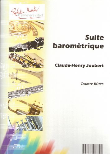 couverture Suite Baromtrique, 4 Fltes Editions Robert Martin
