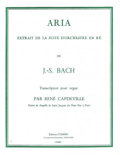 couverture Suite en R maj. : Aria Combre