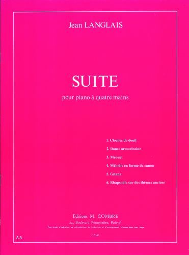 couverture Suite Op.14 Combre