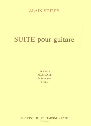 couverture Suite pour guitare Editions Henry Lemoine