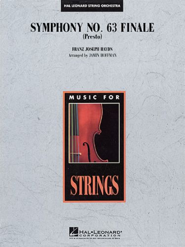 couverture Symphony No. 63 Finale (Presto) Hal Leonard