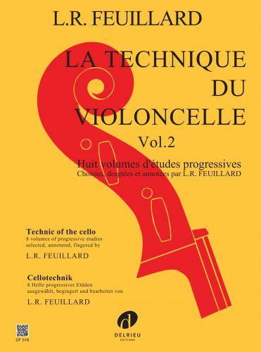 couverture Technique du violoncelle Vol.2 Delrieu