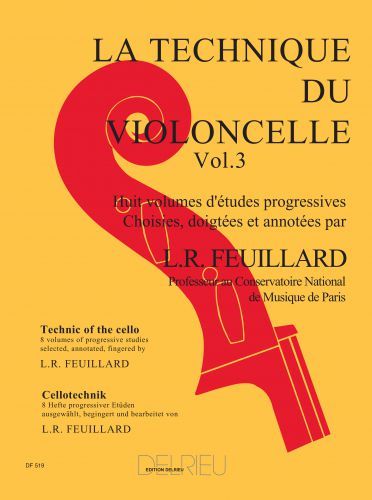 couverture Technique du violoncelle Vol.3 Delrieu