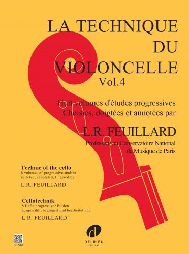 couverture Technique du violoncelle Vol.4 Delrieu