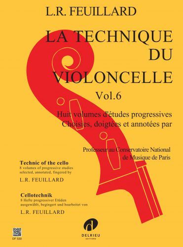 couverture Technique du violoncelle Vol.6 Delrieu