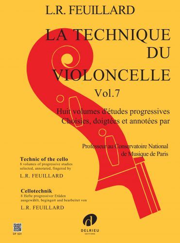 couverture Technique du violoncelle Vol.7 Delrieu