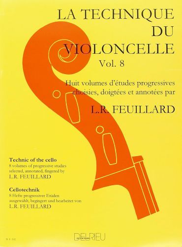 couverture Technique du violoncelle Vol.8 Delrieu