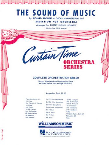 couverture The Sound of Music - Selection for Orchestra Williamson Music