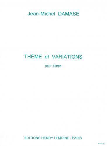 couverture Thme et variations Editions Henry Lemoine