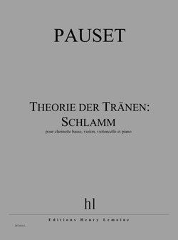 couverture Theorie der Trnen: Schlamm Editions Henry Lemoine