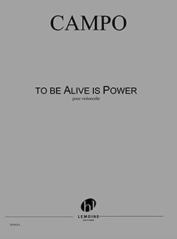 couverture To be Alive is Power Editions Henry Lemoine