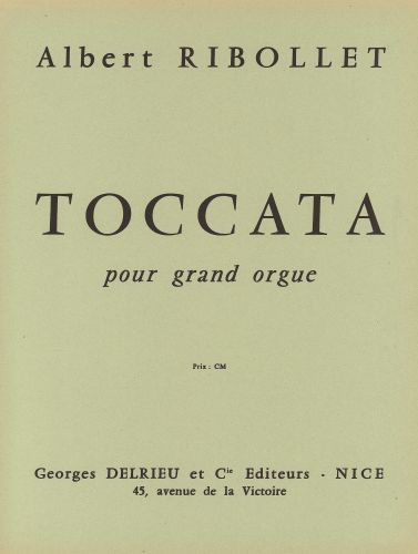 couverture Toccata Delrieu