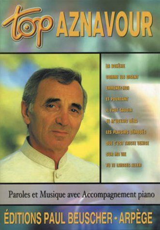 couverture Top Aznavour Paul Beuscher