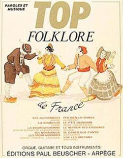 couverture Top folklore de France Paul Beuscher