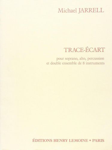 couverture Trace-Ecart Editions Henry Lemoine