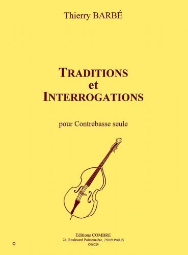 couverture Traditions et interrogations Combre