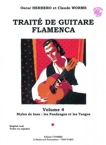 couverture Trait guitare flamenca Vol.4 - Styles de base Fandangos et Tangos Combre