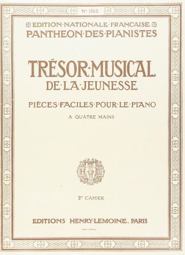 couverture Trsor musical Vol.2 Editions Henry Lemoine