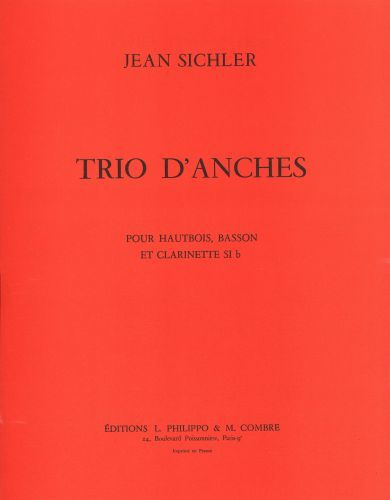 couverture Trio d'anches Combre