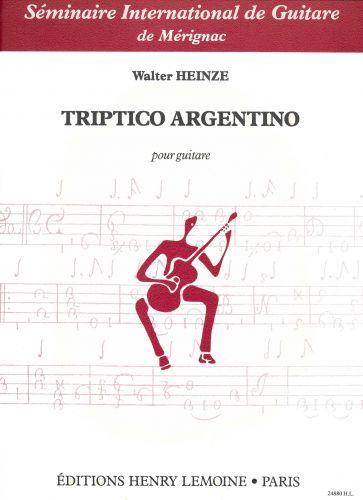 couverture Triptico Argentino Editions Henry Lemoine