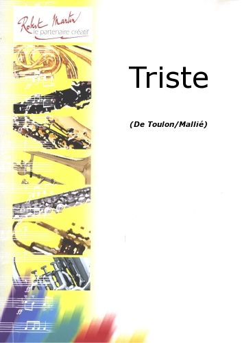 couverture Triste Editions Robert Martin