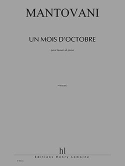 couverture Un mois d'octobre Editions Henry Lemoine