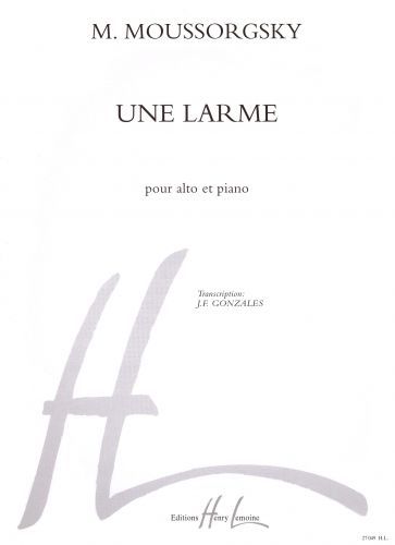 couverture Une larme Editions Henry Lemoine