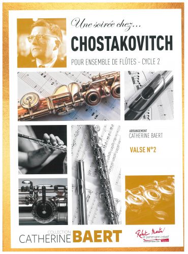 couverture UNE SOIREE CHEZ CHOSTAKOVITCH Editions Robert Martin